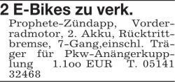 Vorschaubild der Anzeige, (Id: 1952757)