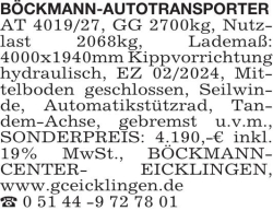Vorschaubild der Anzeige, (Id: 1966054)