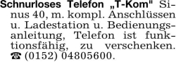 Vorschaubild der Anzeige, (Id: 1972770)