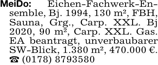 Vorschaubild der Anzeige, (Id: 1988261)