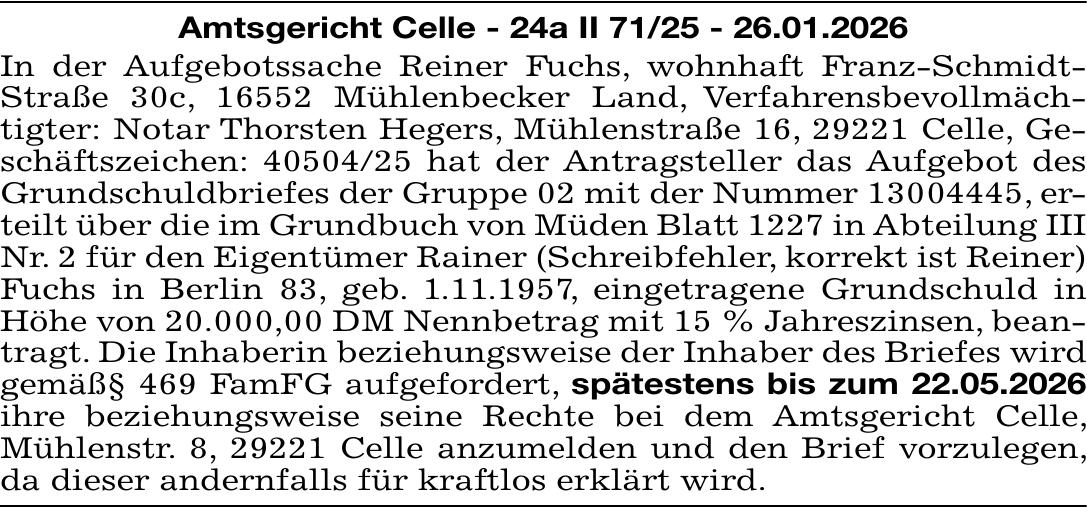 Vorschaubild der Anzeige, (Id: 2014853)