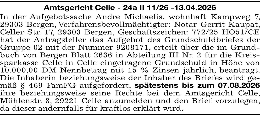 Vorschaubild der Anzeige, (Id: 2032983)