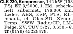 Vorschaubild der Anzeige, (Id: 2033911)