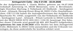 Vorschaubild der Anzeige, (Id: 2036368)
