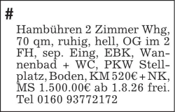 Vorschaubild der Anzeige, (Id: 2044672)