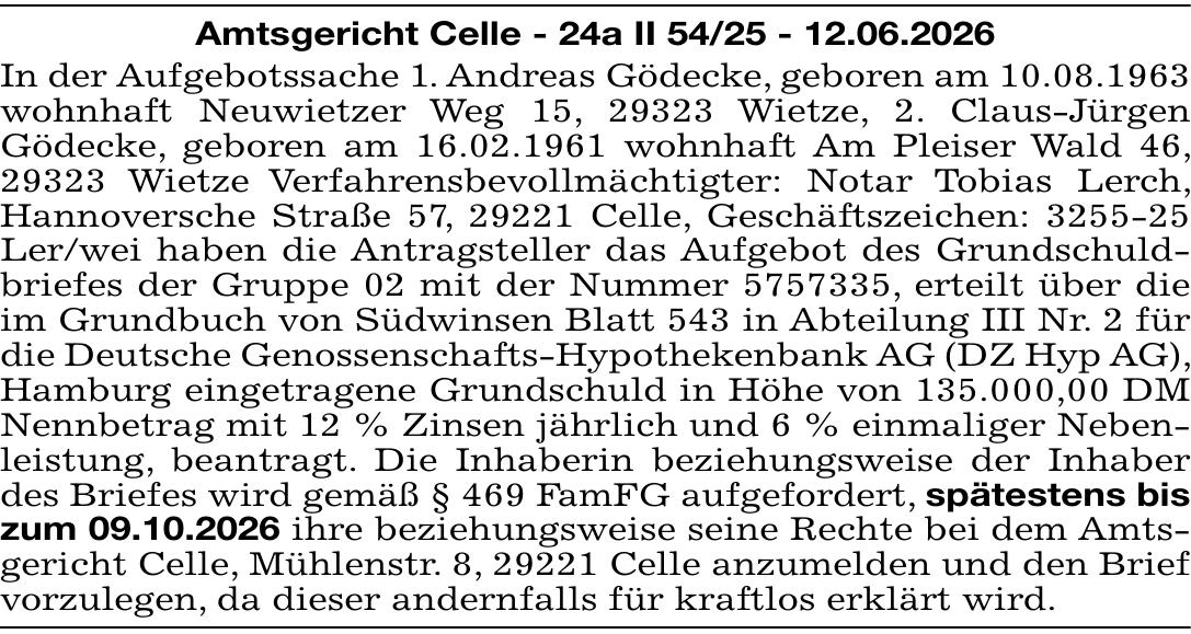 Vorschaubild der Anzeige, (Id: 2053812)