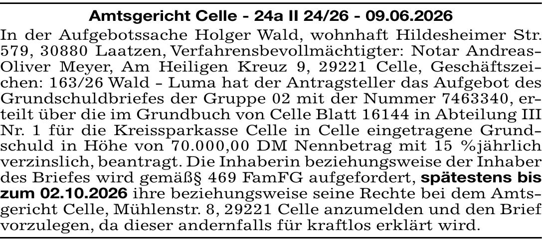 Vorschaubild der Anzeige, (Id: 2053814)