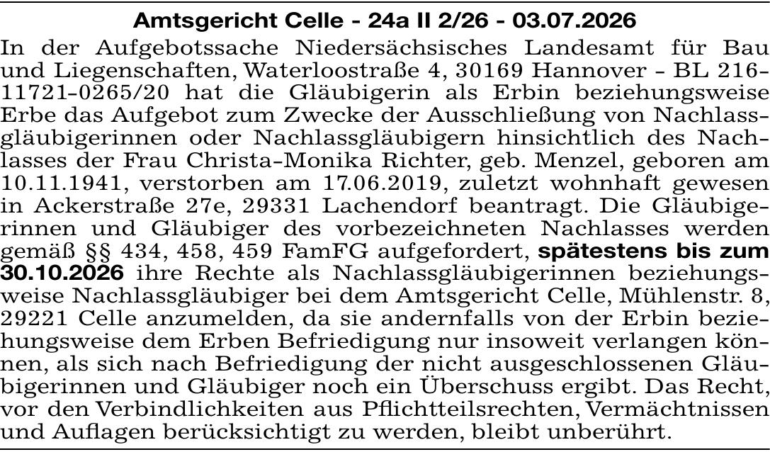 Vorschaubild der Anzeige, (Id: 2058955)