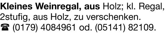 Vorschaubild der Anzeige, (Id: 2071321)